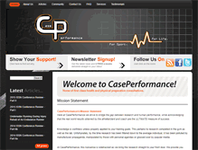 Tablet Screenshot of caseperformance.com